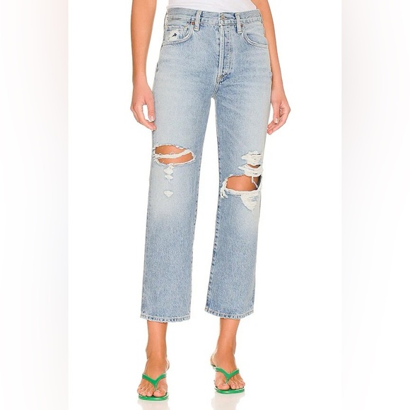 Citizens Of Humanity Denim - Citizens of Humanity Emery Crop Relaxed Straight in Heatwave - Size 27